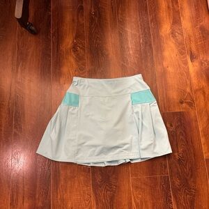 Lucky in Love Light Blue Two Tone Tennis Skort